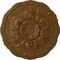 Ekena Millwork Cornelia Ceiling Medallion (Fits Canopies up to 4"), Hand-Painted Smokey Topaz, 22 1/2"OD x 1 1/2"P CM22CNSTF - alternate 1